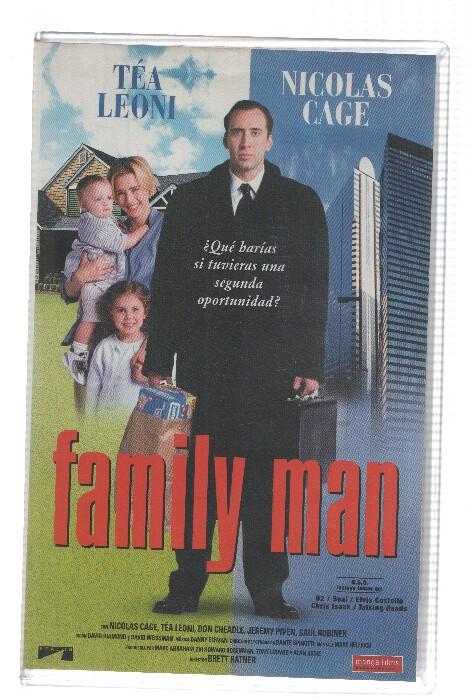 VHS-Cine: FAMILY MAN - Nicolas Cage (Manga Films 2000)