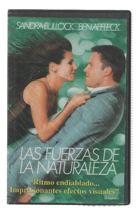 VHS-Cine: LAS FUERZAS DE LA NATURALEZA - Sandra Bullock, Ben Affleck (Dreamworks 1999)