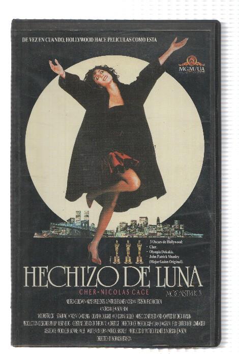 VHS-Cine: HECHIZO DE LUNA - Cher, Nicolas Cage (MGM 1988)