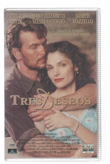 VHS-Cine: TRES DESEOS - Patrick Swayze, Mary Elizabeth Mastrantonio (Columbia 1996)