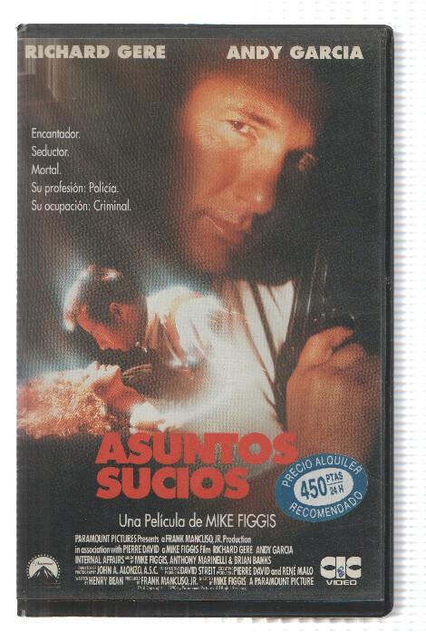 VHS-Cine: ASUNTOS SUCIOS - Richard Gere, Andy Garcia (CIC 1991)