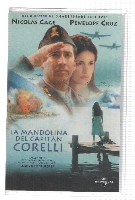 VHS-Cine: LA MANDOLINA DEL CAPITAN CORELLI - Nicolas Cage, Penelope Cruz (Universal 2001)