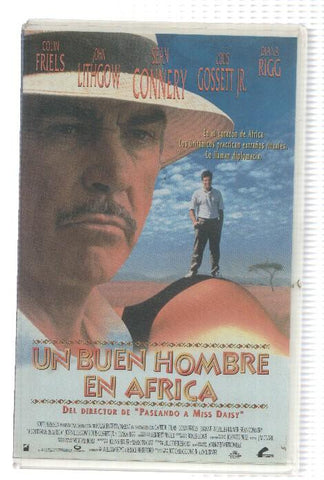 VHS-Cine: UN BUEN HOMBRE EN AFRICA - Sean Connery, Louis Gossett Jr. (Filmplayer 1995)