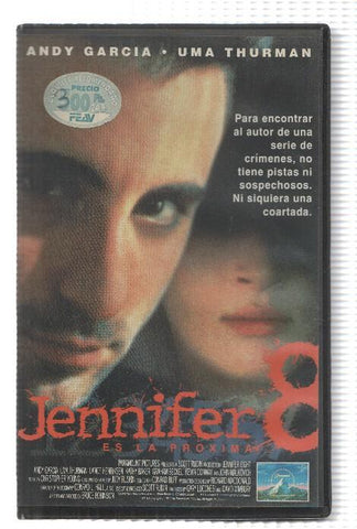 VHS-Cine: JENNYFER 8 - Andy Garcia, Uma Thurman (Paramount 1993)