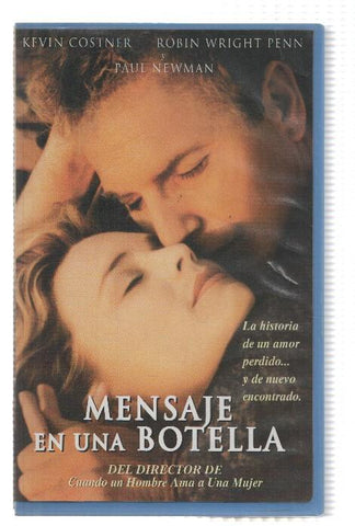 VHS-Cine: MENSAJE EN UNA BOTELLA - Kevin Costner, Paul Newman (Warner 1999)