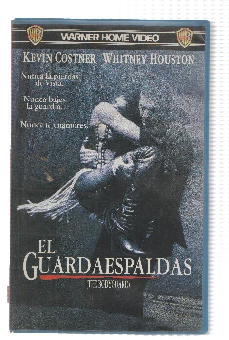 VHS-Cine: EL GUARDAESPALDAS - Kevin Costner, Whitney Houston (Warner 1993)