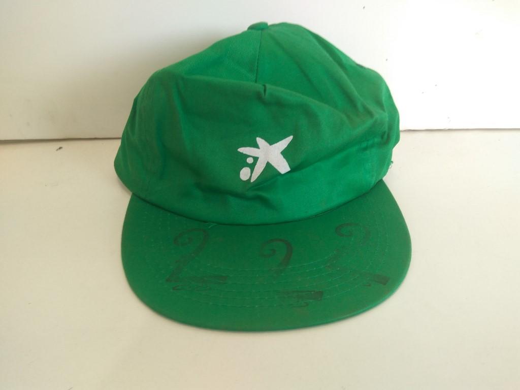 Gorra: GORRA PROMOCIONAL LA CAIXA / Caixa Bank (Verde)