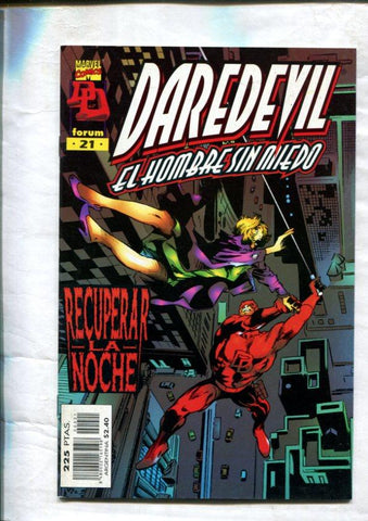 Daredevil volumen 2 numero 21 (lototipo cubierta es DD): Recuperar la noche