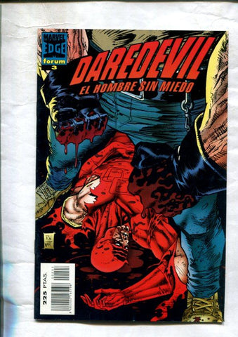 Daredevil el hombre sin miedo volumen 2 numero 03 (lototipo cubierta es MARVEL EDGE): Infierno, 2ª parte