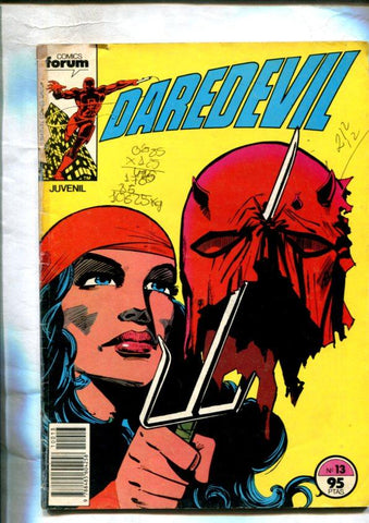 Daredevil (Dan Defensor) numero 13 sumas boligrafos en la cubierta, procede de retapado