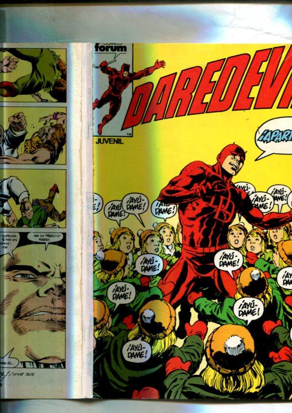 Daredevil (Dan Defensor) numero 34: procede de retapado (numerado 1 en trasera)
