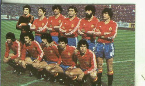 Cromos: Catalunya porta del mundial 82 numero 020: Seleccion Española