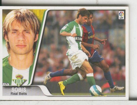Cromos: Liga 2007-2008: Real Betis numero 288: Sobis