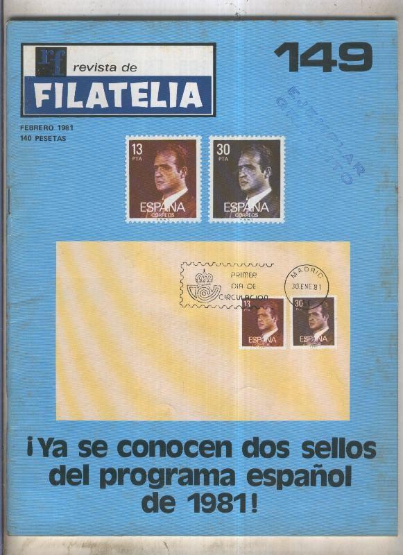 Revista de Filatelia numero 149: febrero 1981