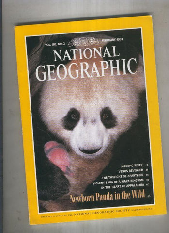 National geographic 1993 february: newborn panda in the wild 