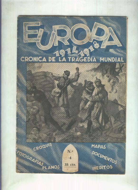 Europa 1914-1918 cronica de la tragedia mundial: fasciculo numero 4