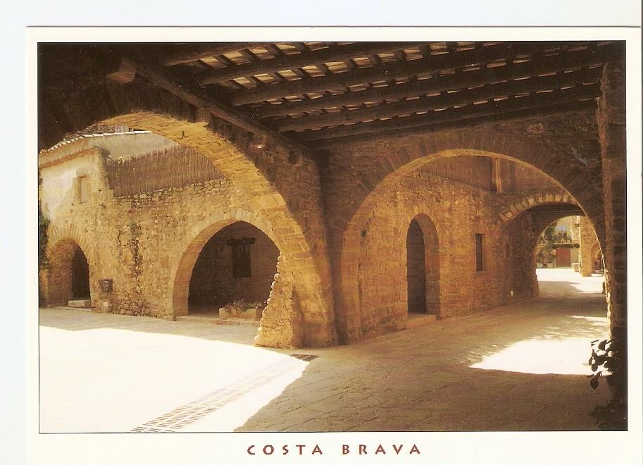 Postal 043799 : Costa Brava. Carrer dels Arcs Monells