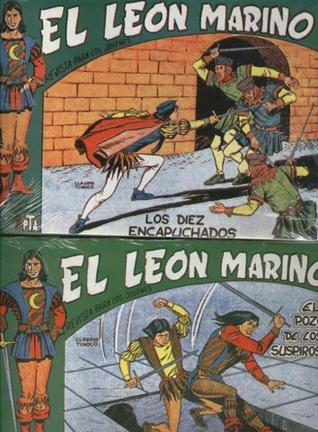 Facsimil: El Leon Marino, coleccion completa de 24 numeros