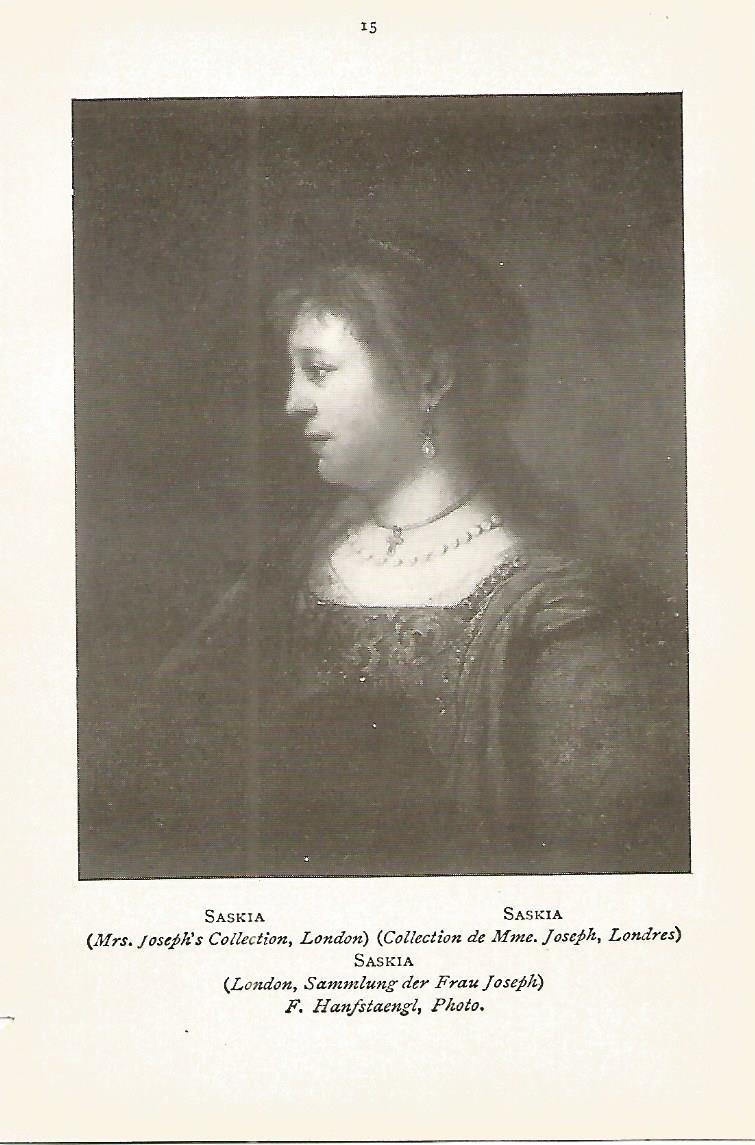 Lamina 350: REMBRAND. Saskia 
