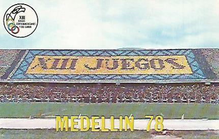 Postal 53904: MEDELLIN. XIII Juegos Centroamericanos 1978