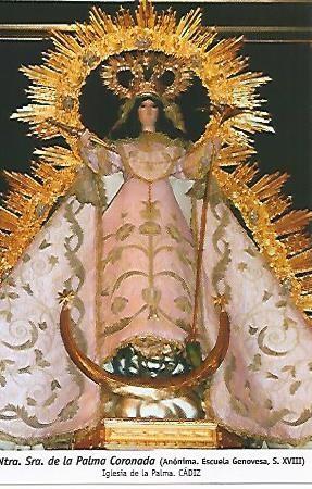 POSTAL 54721: Virgen de la Palma Coronada (siglo XVIII). Cadiz