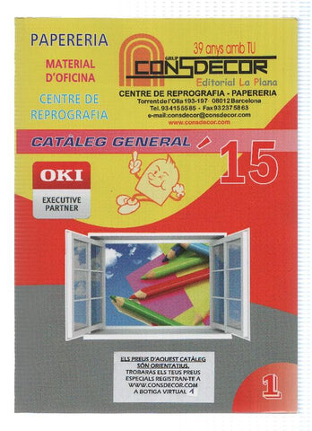 Gatalogo: GRUP CONSDECOR: Cataleg General 2015