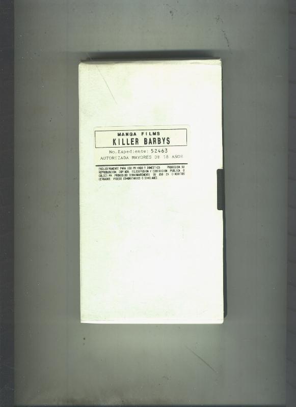 Video VHS: Killer Barbys