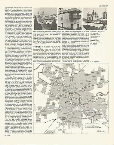 LAMINA LAROUSSE 70180: Plano de Cordoba