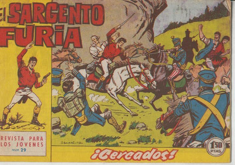 Bruguera: El Sargento Furia numero 29: Cercados