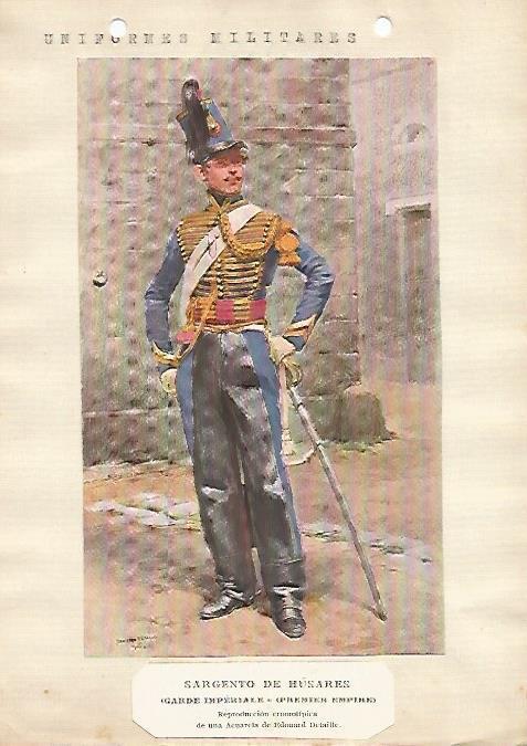 LAMINA 5290: Sargento de husares