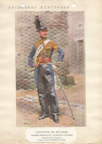 LAMINA 5290: Sargento de husares