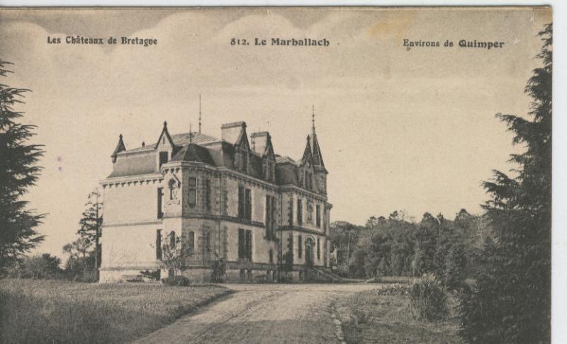 Postal castillos numero 043: Chateau Les Marballach