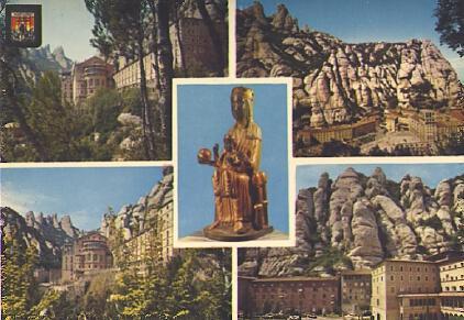 POSTAL 57355: Montserrat i les seves belleses