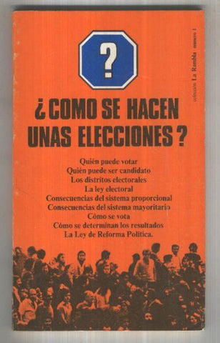 La Rambla numero 01: Como se hacen unas elecciones