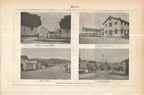 LAMINA ESPASA 17862: Vistas de Mesina