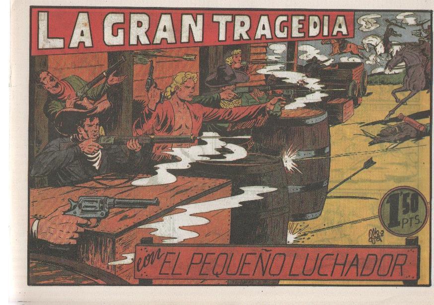 Facsimil: El Pequeño Luchador numero 040: La gran tragedia