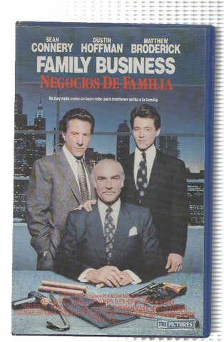 VHS-Cine: FAMILY BUSSINES, Negocios de Familia - Sean Connery, Dustin Hoffman (TriPictures 1990)