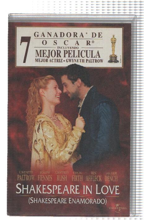 VHS-Cine: SHAKESPEARE IN LOVE - Gwyneth Paltrow, Joseph Fiennes (Universal 1998)