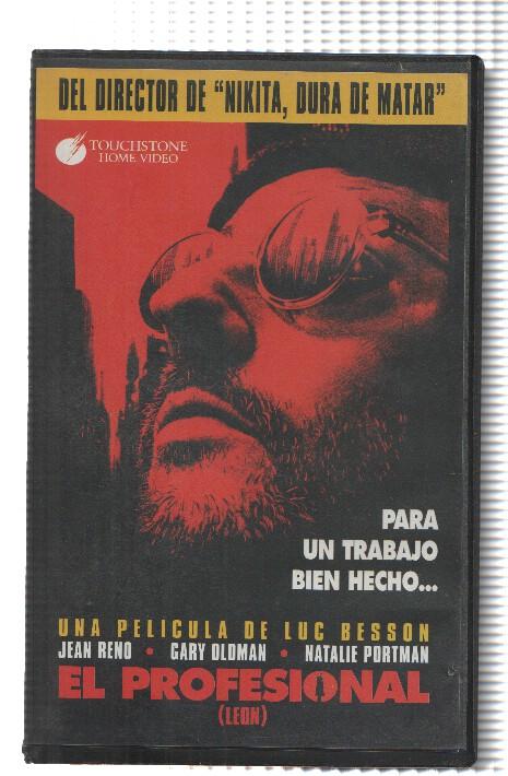 VHS-Cine: EL PROFESIONAL (Leon) - Jean Reno, Gary Oldman (Touchstone 1995)