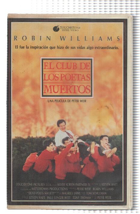 VHS-Cine: EL CLUB DE LOS POETAS MUERTOS - Robin Williams (Touchstone 1990)