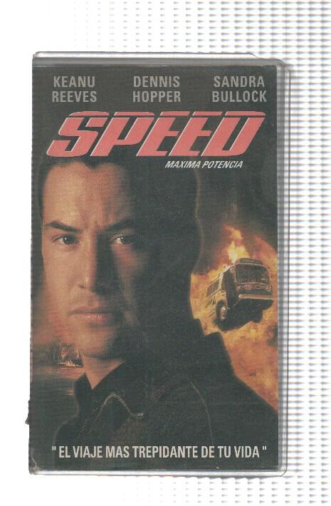 VHS-Cine: SPEED - Keanu Reeves, Sandra Bullock (Fox 1995)