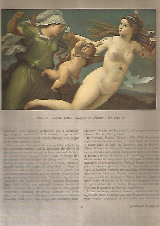 LAMINA 7367: Allegory of Chastity por Lorenzo Lotto