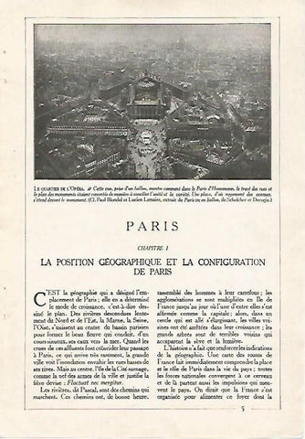 LAMINA 7380: Mapa del Paris historico