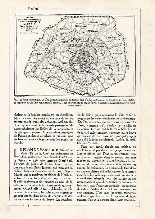 LAMINA 7381: Paris El Louvre y la Tour de Nesle