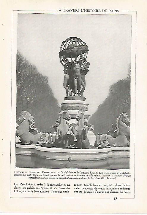 LAMINA 7390: Avenida Alexandre III y Escalera de la Opera en Paris