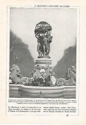 LAMINA 7390: Avenida Alexandre III y Escalera de la Opera en Paris