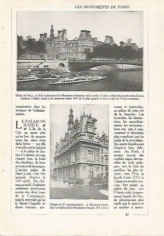 LAMINA 7400: Hotel de Ville en Paris