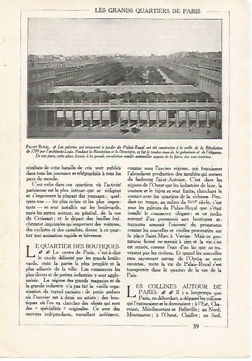 LAMINA 7405: Palais Royal de Paris