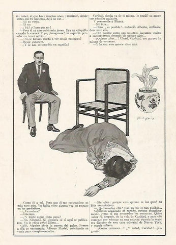 LAMINA BLANCO Y NEGRO 7412: Dibujo de Mendez Bringa