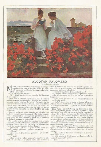 LAMINA BLANCO Y NEGRO 7413: Ilustracion de T. Muñoz Lucena